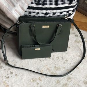 Kate Spade dark olive purse